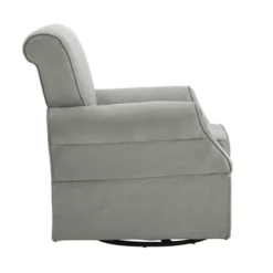Baby Relax Emmie Swivel Glider & Ottoman Set - Gray Microfiber -Love To Dream Baby Shop GUEST 00bd3bd4 381a 4a33 9992 a2637ad6f6c9