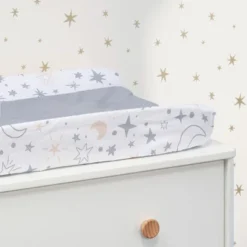 Lambs & Ivy Goodnight Moon White/Gray Changing Pad Cover - Moons/Stars 8 Lambs & Ivy Goodnight Moon White/Gray Changing Pad Cover - Moons/Stars -Love To Dream Baby Shop GUEST 012b0855 960a 4653 bda7 236578f78948