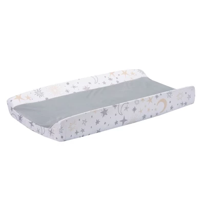 Lambs & Ivy Goodnight Moon White/Gray Changing Pad Cover - Moons/Stars 4 Lambs & Ivy Goodnight Moon White/Gray Changing Pad Cover - Moons/Stars - Image 2