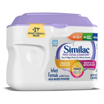 Similac Pro-Total Comfort Non-GMO Powder Infant Formula 3 Similac Pro-Total Comfort Non-GMO Powder Infant Formula