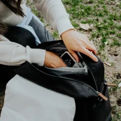 JJ Cole Bloomfield Modular Knapsack Diaper Bag Onyx & Ivory -Love To Dream Baby Shop GUEST 05d6bf86 3720 4ef9 a686 06dd9133b3f0