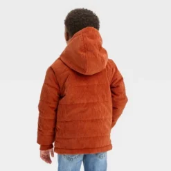 Toddler Corduroy Puffer Jacket - Cat & Jack™ Brown