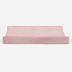 Bacati - Olivia Coral Triangles Quilted Muslin Changing Pad Cover -Love To Dream Baby Shop GUEST 060e343a bd1a 45db af4e e4d095d7865f