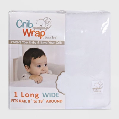 Trend Lab 51" Fleece Front Rail Cover For Convertible Cribs 5 Trend Lab 51" Fleece Front Rail Cover For Convertible Cribs - Image 3