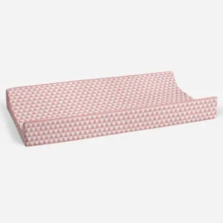 Bacati - Olivia Coral Triangles Quilted Muslin Changing Pad Cover -Love To Dream Baby Shop GUEST 07c1a8b8 33bf 46e8 8058 4039560654de