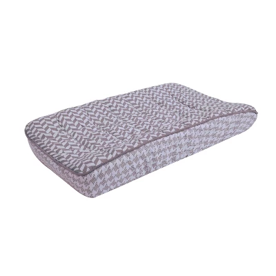 Bacati - Herringbone Quilted Muslin Changing Pad Cover Gray 9 Bacati - Herringbone Quilted Muslin Changing Pad Cover Gray - Image 7