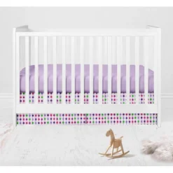 Bacati - Botanical Floral Birds Purple Multicolor 6 Pc Crib Bedding Set With Long Rail Guard Cover -Love To Dream Baby Shop GUEST 0a13e0b5 20d8 4b76 99a0 837fd053c63e