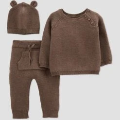 Carter's Just One You® Baby Boys' 3pc Sweater Top & Bottom Set - Brown -Love To Dream Baby Shop GUEST 0a79588b 4864 406e b079 ccaa633e50ad