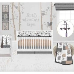 Bacati - Owls Gray/Beige Neutral Cotton Long Crib Rail Guard Cover 15 Bacati - Owls Gray/Beige Neutral Cotton Long Crib Rail Guard Cover -Love To Dream Baby Shop GUEST 0b8704a6 9a7a 45a8 a5fa 8a26ae30e391 1