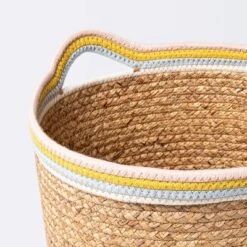 Natural Woven Round Storage Bin With Coiled Rope Handle - Cloud Island™ L -Love To Dream Baby Shop GUEST 0bf362dc c586 4e8b ad8a db20156f1691