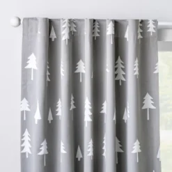 Blackout Curtain Panel Trees - Cloud Island Gray -Love To Dream Baby Shop GUEST 0c1a6528 cfb3 4264 aa09 1708c1a308f8
