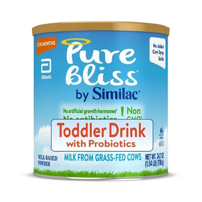Similac Pure Bliss Non-GMO Powder Toddler Formula - 24.7oz 3 Similac Pure Bliss Non-GMO Powder Toddler Formula - 24.7oz