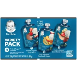 Gerber Fruit & Yogurt Pouch Variety Baby Snacks - 1.96oz/9pk Each 14 Gerber Fruit & Yogurt Pouch Variety Baby Snacks - 1.96oz/9pk Each -Love To Dream Baby Shop GUEST 0f74f22c 0ab2 45bd ac4d 951059568e83