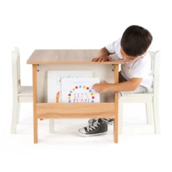3pc Journey Collection Table And Book Rack With Chairs Natural/White - Humble Crew 12 3pc Journey Collection Table And Book Rack With Chairs Natural/White - Humble Crew -Love To Dream Baby Shop GUEST 0fd0956f c507 4771 943b f2b2b5c18b69