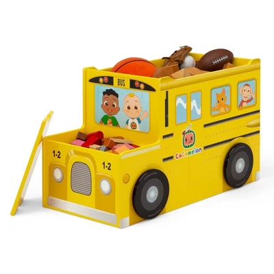 Delta Children Cocomelon School Bus Toy Box - Greenguard Gold Certified 8 Delta Children Cocomelon School Bus Toy Box - Greenguard Gold Certified - Image 6