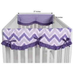 Bacati - Mix N Match Chevron/Dots Crib Rail Guard Set Of 2 Covers Purple -Love To Dream Baby Shop GUEST 10bbecbb 4438 4d4a befd a47ec7accbcb