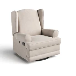 Storkcraft Serenity Wingback Upholstered Reclining Glider With USB Charging Port -Love To Dream Baby Shop GUEST 12806544 e7cc 4963 a606 d8d5cf3ff020