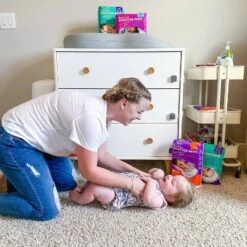 Sposie Booster Pads With Adhesive For Overnight Diaper Leak Protection - 84ct