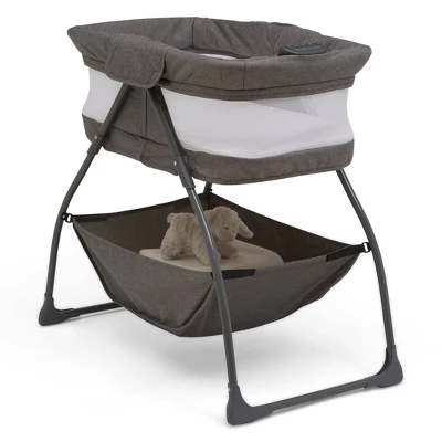 Delta Children TravelMate Compact Fold Bassinet - Gray Tweed 5 Delta Children TravelMate Compact Fold Bassinet - Gray Tweed - Image 3