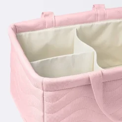 Quilted Fabric Diaper Caddy - Light Pink - Cloud Island™ -Love To Dream Baby Shop GUEST 192d642f a8dd 4c8b ba31 0cfae242350f