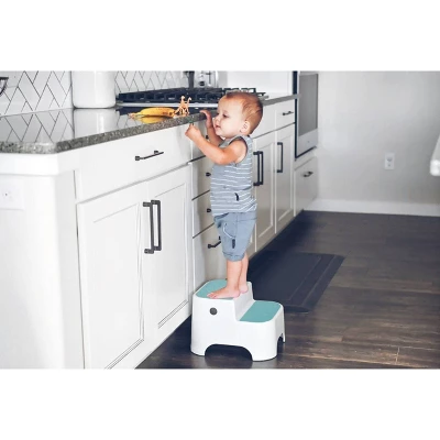 Prince Lionheart Uppy2 Step Stool For Kids' Potty Training And Bathroom - Glacier 4 Prince Lionheart Uppy2 Step Stool For Kids' Potty Training And Bathroom - Glacier - Image 2