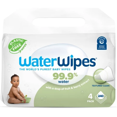 WaterWipes Plastic-Free Textured Unscented 99.9% Water Based Baby Wipes - (Select Count) 11 WaterWipes Plastic-Free Textured Unscented 99.9% Water Based Baby Wipes - (Select Count) - Image 9