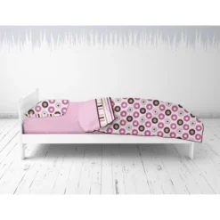 Bacati - Mod Dots Stripes Pink Fuschia Beige Chocolate 3 Pc Toddler Sheet Set -Love To Dream Baby Shop GUEST 1a3421e6 e5bc 46c4 9592 2233877e4616