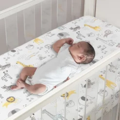 Lambs & Ivy Animal Jungle Soft 100% Cotton Jersey Baby Fitted Crib Sheet -Love To Dream Baby Shop GUEST 1aea6300 33f2 43ef ac5a 1867cf2b3dff