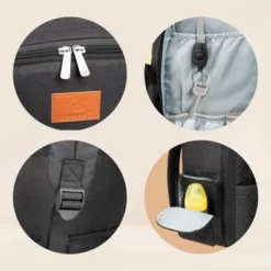 KeaBabies Bree Diaper Bag Backpack, Waterproof Baby Diaper Bags With Changing Pad, Girl, Boy, 2 Kids Travel Essentials (Charcoal) -Love To Dream Baby Shop GUEST 1bd9631a cfc5 4cd9 b066 64a47db05ea6