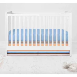 Bacati - Mod Sports Blue Orange Chocolate 6 Pc Crib Bedding Set With Long Rail Guard Cover -Love To Dream Baby Shop GUEST 1ca76bbb 0e28 4a57 82ce 1c2567bea2e7