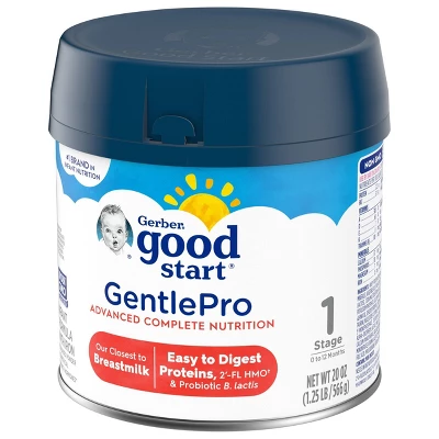 Gerber Good Start GentlePro Non-GMO Powder Infant Formula - 20oz 4 Gerber Good Start GentlePro Non-GMO Powder Infant Formula - 20oz - Image 2