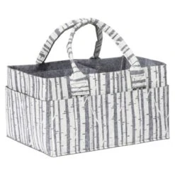 Sammy & Lou Printed Felt Storage Caddy - Birch