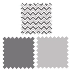 Bacati - Ikat Chevron White Grey Neutral 10 Pc Crib Set With 2 Crib Fitted Sheets 4 Muslin Swaddling Blankets -Love To Dream Baby Shop GUEST 1e9a0dc9 7fd8 403f 925f 0a701c5fcf16 1