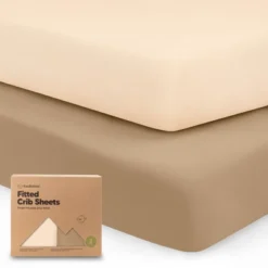 KeaBabies 2pk Soothe Fitted Crib Sheets Neutral, Organic Baby Crib Sheets, Fits Standard Nursery Baby Mattress 35 KeaBabies 2pk Soothe Fitted Crib Sheets Neutral, Organic Baby Crib Sheets, Fits Standard Nursery Baby Mattress -Love To Dream Baby Shop GUEST 205666f5 57ed 468b bf6c 86d49799d0f8