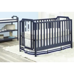 Suite Bebe Celeste 3-in-1 Convertible Island Crib - Navy Blue