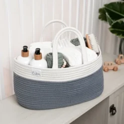 Large Portable Baby Diaper Caddy Organizer Nursery Storage Bin And Car Travel Basket By Comfy Cubs -Love To Dream Baby Shop GUEST 21ec8f46 dbd9 4f1a 9295 9e0f3de22532