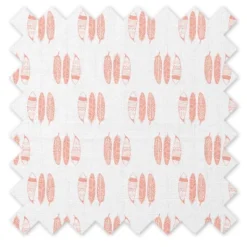Bacati - Olivia Coral Feathers Quilted Muslin Changing Pad Cover -Love To Dream Baby Shop GUEST 22d192ac 448c 4294 9d6a 5e54cc115a01