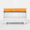 Bacati - Mix N Match Chevron/Dots Long Crib Rail Guard Cover Orange/Gray -Love To Dream Baby Shop GUEST 23b7b06a a9a9 4c7c a6a8 c308f50abc10