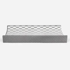 Bacati - MixNMatch Gray Large Dots Changing Pad Cover -Love To Dream Baby Shop GUEST 247efdec 129a 4551 ad7a e793e22d6623