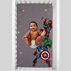 Marvel Comic Photo Op Fitted Crib Sheet - Gray -Love To Dream Baby Shop GUEST 24ab6c8a 1084 46ca babd cfd610f72681