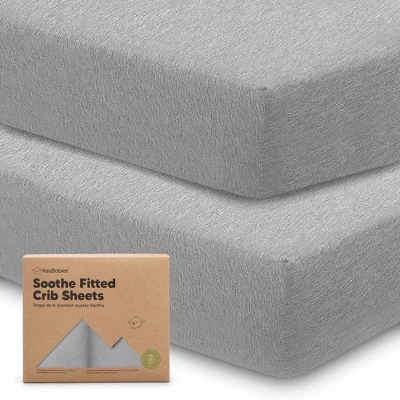 KeaBabies 2pk Soothe Fitted Crib Sheets Neutral, Organic Baby Crib Sheets, Fits Standard Nursery Baby Mattress 13 KeaBabies 2pk Soothe Fitted Crib Sheets Neutral, Organic Baby Crib Sheets, Fits Standard Nursery Baby Mattress - Image 11