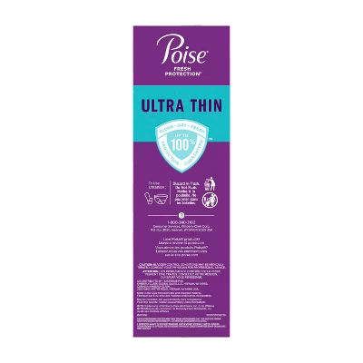 Poise Ultra Thin Postpartum Incontinence Pads For Women - Moderate Absorbency 9 Poise Ultra Thin Postpartum Incontinence Pads For Women - Moderate Absorbency - Image 7