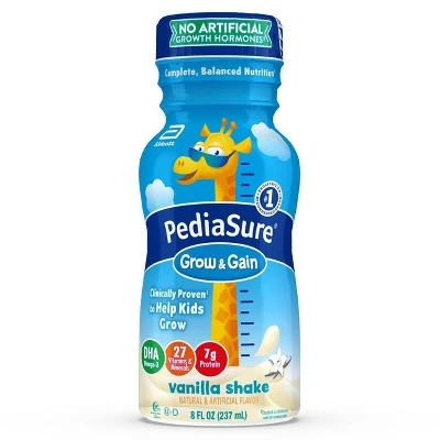 PediaSure Grow & Gain Kids' Nutritional Shake Vanilla - 6 Ct/48 Fl Oz 7 PediaSure Grow & Gain Kids' Nutritional Shake Vanilla - 6 Ct/48 Fl Oz - Image 5