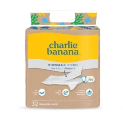 Charlie Banana Disposable Cotton Diaper Inserts - 32ct -Love To Dream Baby Shop GUEST 2923e759 0493 4f4f af96 27eb061f915e