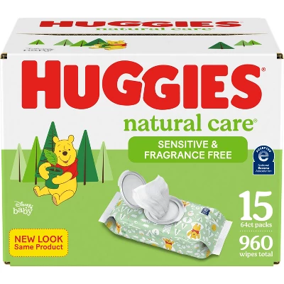 Huggies Natural Care Sensitive Unscented Baby Wipes (Select Count) 17 Huggies Natural Care Sensitive Unscented Baby Wipes (Select Count) - Image 15