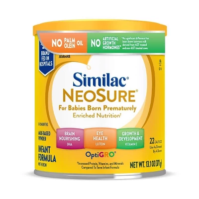 Similac NeoSure Powder Infant Formula - 13.1oz 4 Similac NeoSure Powder Infant Formula - 13.1oz - Image 2