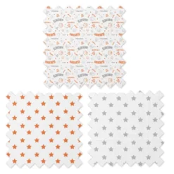 Bacati - Basketball Orange/Gray Muslin Swaddling Blankets Set Of 4 -Love To Dream Baby Shop GUEST 2c065279 6794 4f62 9358 51c860922c84