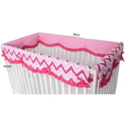 Bacati - Mix N Match Chevron/Dots Crib Rail Guard Set Of 2 Covers Pink -Love To Dream Baby Shop GUEST 2c5a750b d91f 42d8 9e5a 4cde81be2e4a