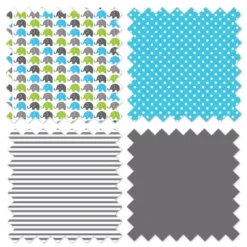 Bacati - Elephants Crib Rail Guard Covers Aqua/Lime/Gray Set Of 2 Small Side -Love To Dream Baby Shop GUEST 2ccc38d1 6592 48ce b8cf 156d4d950fe2 1