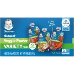 Gerber Veggie Power Variety Baby Snacks - 9pk/31.5oz -Love To Dream Baby Shop GUEST 2e0856a2 e08a 4438 9264 d5f0d20635f2